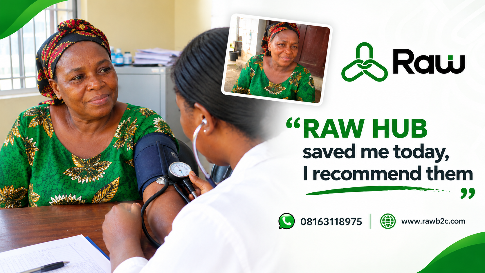 RAW HUB saved me today, she testified