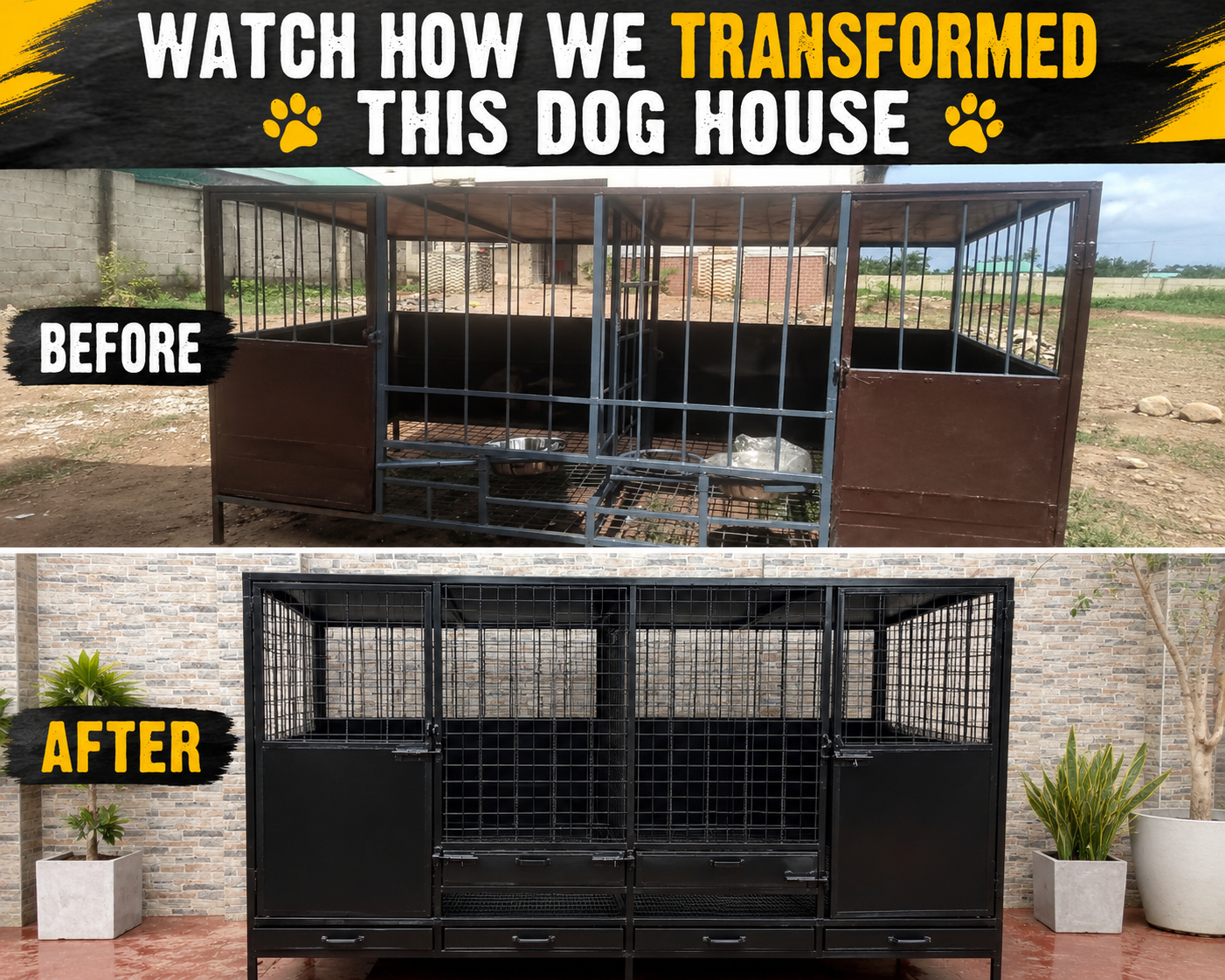 We Transformed This Dog House